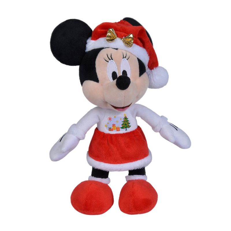  minnie souris peluche noël 25 cm 